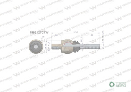 Przegub kierowniczy 175,5mm- M20x1,5; M18x1,5L 1966127C1 WARYŃSKI