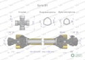 Wał przegubowo-teleskopowy 910-1400mm 460Nm sprzęgło z kołkiem 1400Nm CE 2020 seria 3R WARYŃSKI
