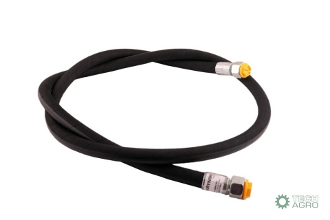 Przewód hydrauliczny 275 bar gwint DKR/DKR 1/2" BSP proste L-2000mm DN12-2SN (C11C11/211/13-2000) 27.5 Mpa