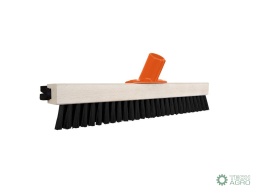 Szczotka do prac porządkowych PREMIUM, 55x400 mm - ze ściągaczem do wody (mocowanie Click), Teger