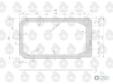 Uszczelka korpusu podnośnika krążelit 1mm C-385 ( sprzedawane po 5 ) ORYGINAŁ URSUS