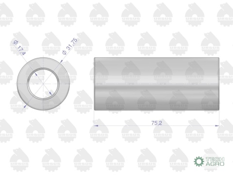 Zestaw naprawczy silnika 46910000, 0437890 MF3 (komplet) ORYGINAŁ URSUS