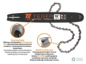Zestaw tnący, 18" (45 cm) prowadnica + łańcuch, 0,325" 1,3mm 72 og., 12z, moc. U, Teger