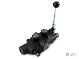 Rozdzielacz hydrauliczny 1-sekcyjny 80Ldo łuparek (sprężyna i zatrzask z odskokiem) VOIMA