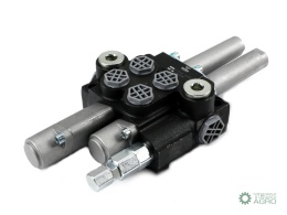 Rozdzielacz hydrauliczny 2-sekcyjny 40L(1-sekcja pływająca) sterowany na linkę VOIMA