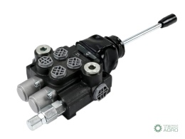 Rozdzielacz hydrauliczny 2-sekcyjny 40Lz joystickiem VOIMA