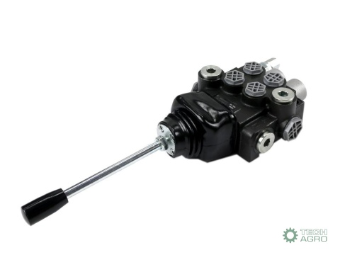 Rozdzielacz hydrauliczny 2-sekcyjny 40Lz joystickiem VOIMA