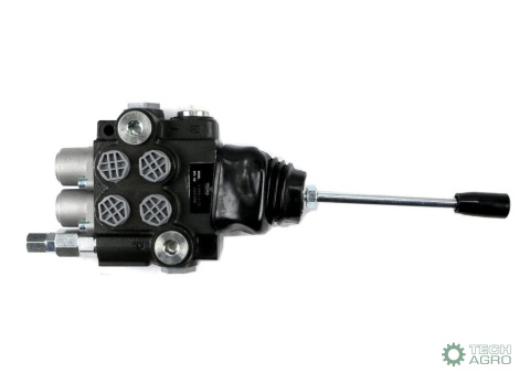 Rozdzielacz hydrauliczny 2-sekcyjny 40Lz joystickiem VOIMA