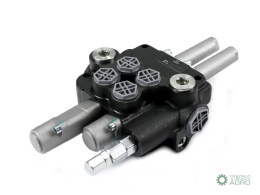 Rozdzielacz hydrauliczny 2-sekcyjny 80L(1-sekcja pływająca) sterowany na linkę VOIMA