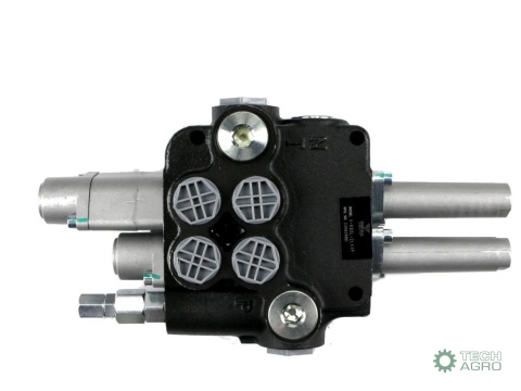 Rozdzielacz hydrauliczny 2-sekcyjny 80L(1-sekcja pływająca) sterowany na linkę VOIMA