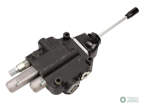 Rozdzielacz hydrauliczny 2-sekcyjny 80L(1-sekcja pływająca) z joystickiem VOIMA