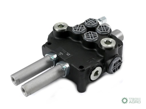 Rozdzielacz hydrauliczny 2-sekcyjny 80Lsterowany joystickiem na linkę VOIMA