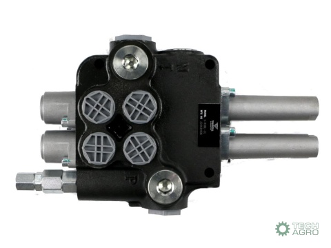 Rozdzielacz hydrauliczny 2-sekcyjny 80Lsterowany joystickiem na linkę VOIMA