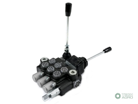 Rozdzielacz hydrauliczny 3-sekcyjny 40L(2 sekcje x 1 dźwignia + 1 sekcja x 1 dźwignia) VOIMA