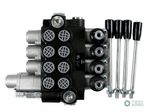 Rozdzielacz hydrauliczny 4-sekcyjny 40L(1-sekcja pływająca) VOIMA