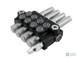 Rozdzielacz hydrauliczny 4-sekcyjny 40Lsterowany na linkę VOIMA