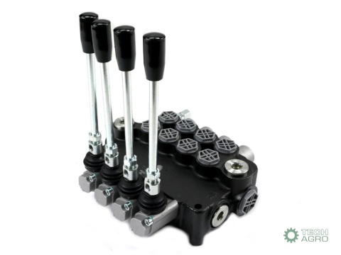 Rozdzielacz hydrauliczny 4-sekcyjny 80LVOIMA
