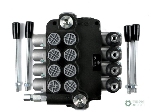 Rozdzielacz hydrauliczny 4-sekcyjny 80LVOIMA