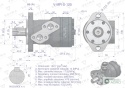 Silnik hydrauliczny orbitalny V-MR-S 125 cm3/obr (175 bar / max.200 bar) VOIMA