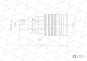 Szybkozłącze hydrauliczne gniazdo EURO M16x1.5 GZ Push-pull long (9100816GL) VOIMA