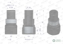 Tuleja ciśnieniowa łącząca rozdzielaczehydrauliczne 120L VOIMA