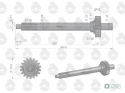 Wałek sprzęgłowy I-stopień gruby frez Z-18/10 964925M3 MF3 ORYGINAŁ URSUS