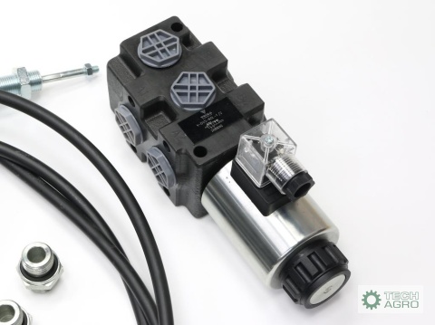 Zestaw do Ładowacz TUR -Rozdzielacz 80L2-sekcyjny + Elektrozawór + Joystick z przyciskiem + Elementy złączne + Linki na kulkę 20