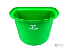 Koryto, przenośne z zaczepami zielone, Royal Farm