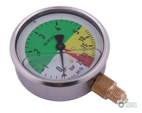 MANOMETR GLIC.0-25 BAR G1/4" OPR.POLMO