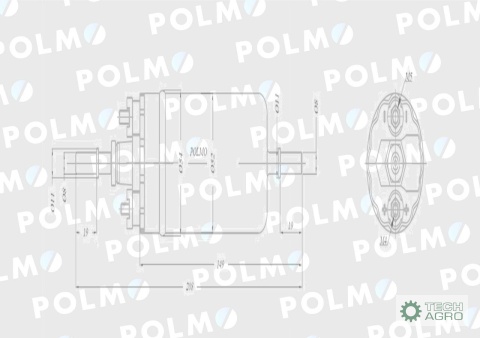 Pompa zasilająca AL168483 POLMO