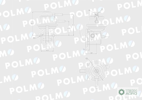 Pompa zasilająca RE527115 POLMO