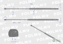 Siłownik podnoszenia maski John Deere RE63872 POLMO