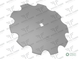Talerz, uzębiony Z-10 fi 560 otwór 30x30 stal borowa, 1279601010 1202030130, Royal Farm