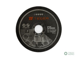 Tarcza korundowa do cięcia 125x 1.0 mm sprzedawane po 10 szt. TEGER