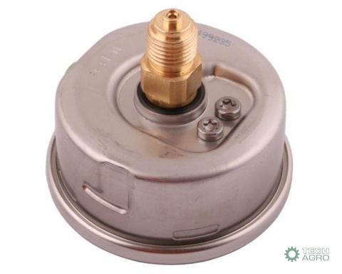 Wakuometr glicerynowy M63 (-1 do 0 bar)tylne przyłącze G1/4" POLMO
