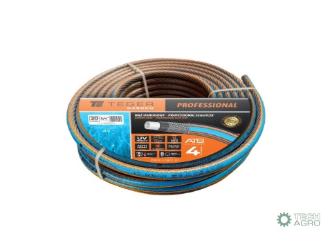 Wąż ogrodowy "PROFESSIONAL- EXTRA FLEX"FI 3/4". 20m / TEGER