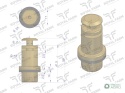 Zawór kompletny poidła RF-20909015 RF-20909025 ROYAL FARM ( sprzedawane po 10 )