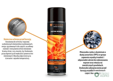 ALUCYNK SREBNY 500ML TEGER