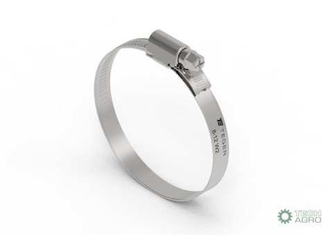 Opaska zaciskowa 8-12 ślimakowa (obejmaW2 - stal nierdzewna) szerkość 9mm (blister) TEGER ( sprzedawane po 15 )