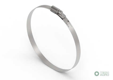 Opaska zaciskowa wzmocniona 60-80 ślimakowa (obejma W2 - stal nierdzewna) szerkość 12mm TEGER ( sprzedawane po 25 )