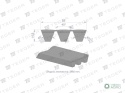 Pas klinowy Hard-Belt (T-671012.0) AP1003631 do CLAAS 671012.0 TEGER