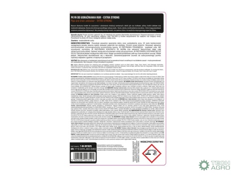 Płyn do udrażniania rur EXTRA STRONG 1 kg / TEGER