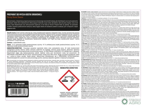 Preparat do mycia kostki brukowej 5 KG/ (Płyn) TEGER