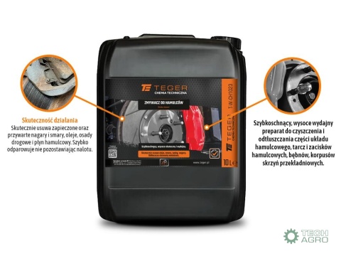 Zmywacz do hamulców 10l / TEGER