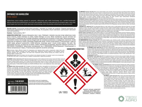 Zmywacz do hamulców 5l / TEGER