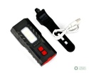 Lampa rowerowa latarka LED przednia zdwojona z powerbankiem 4000 mAh i funkcją RED ładowana USB Teger