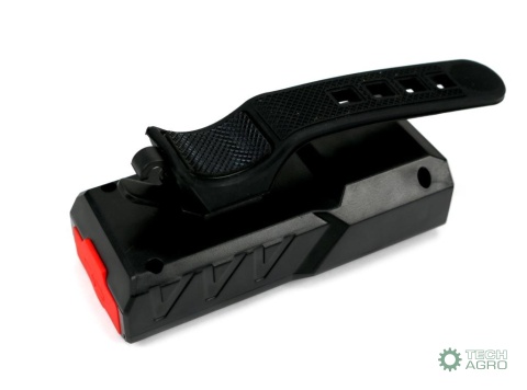 Lampa rowerowa latarka LED przednia zdwojona z powerbankiem 4000 mAh i funkcją RED ładowana USB Teger
