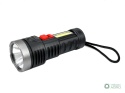 Latarka uniwersalna obudowa z ABS diodyLED XPE COB 250 lm z funkcją warsztatową ładowana USB Teger