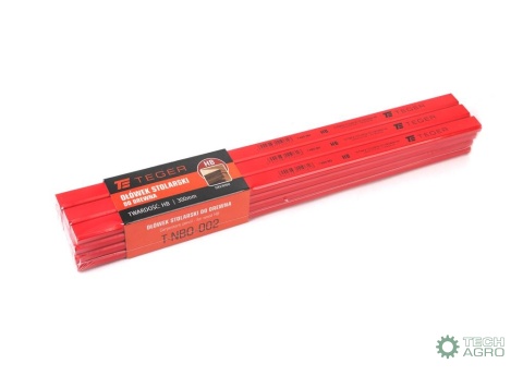 Ołówek stolarski - do drewna HB / 300mm/ TEGER (sprzedawane po 12 szt)