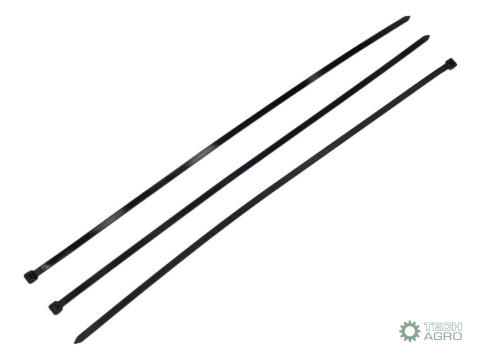 Opaski kablowe, opaska kablowa, opaski zaciskowe, tyrytytki, trytytki, 12.0 x 750mm 100 szt w worku czarne odporne na UV, Teger